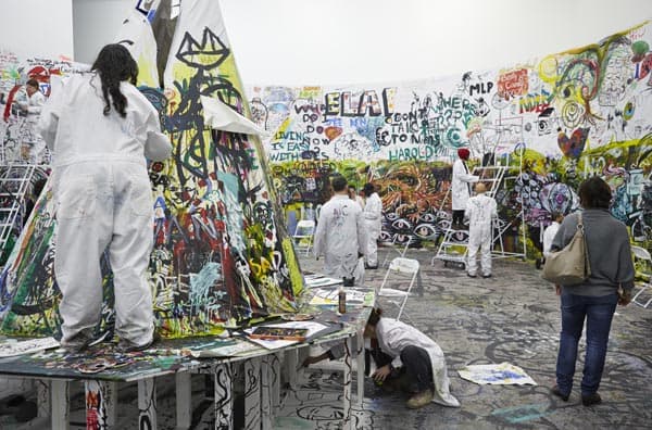 "Draftsmen's Congress" (2014). Courtesy New Museum, New York. Photo: Benoit Pailley.