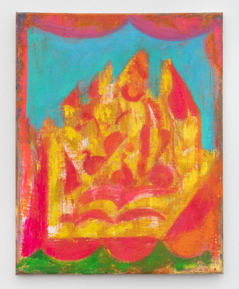 Michael Berryhill, Hueco Tanks, 2022. Oil on linen. 20 x 16 in. Courtesy Derek Eller Gallery.