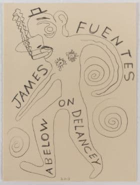Joshua Abelow, Untitled, 2013. Pencil on paper, 30 x 22".