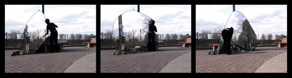 Daniela Kostova, Fixing Reality, 2004 (video stills). Single-channel video, Edition of 3 + 2 AP. Courtesy Garis & Hahn.