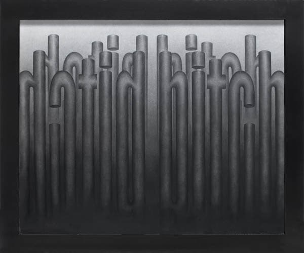 Judith Braun, Crazy Bitch #8, 2015. Charcoal and graphite on paper. 33 x 40 inches. Courtesy Simuvac Projects.