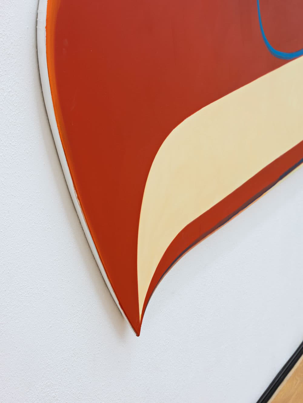 Joanna Pousette-Dart, Two Part Variation #2 (red, yellow, blue) (Detail), diptych, 2012 - 2013, 81 x 123 inches. Photo: Bernd Fickert. Courtesy the artist.