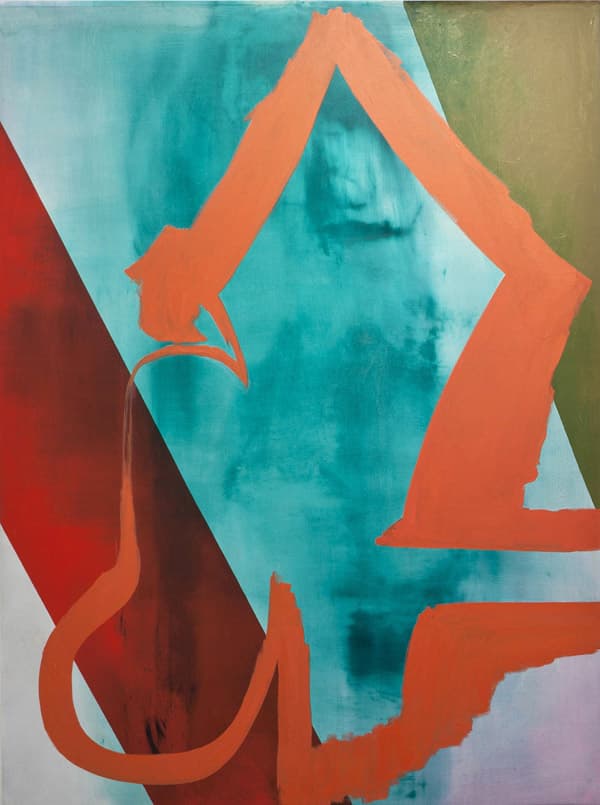 Sonia Almeida, "Diagonal Pathway," 2011. Oil on canvas. 78 x 58". Courtesy of the artist and Simone Subal Gallery, New York.